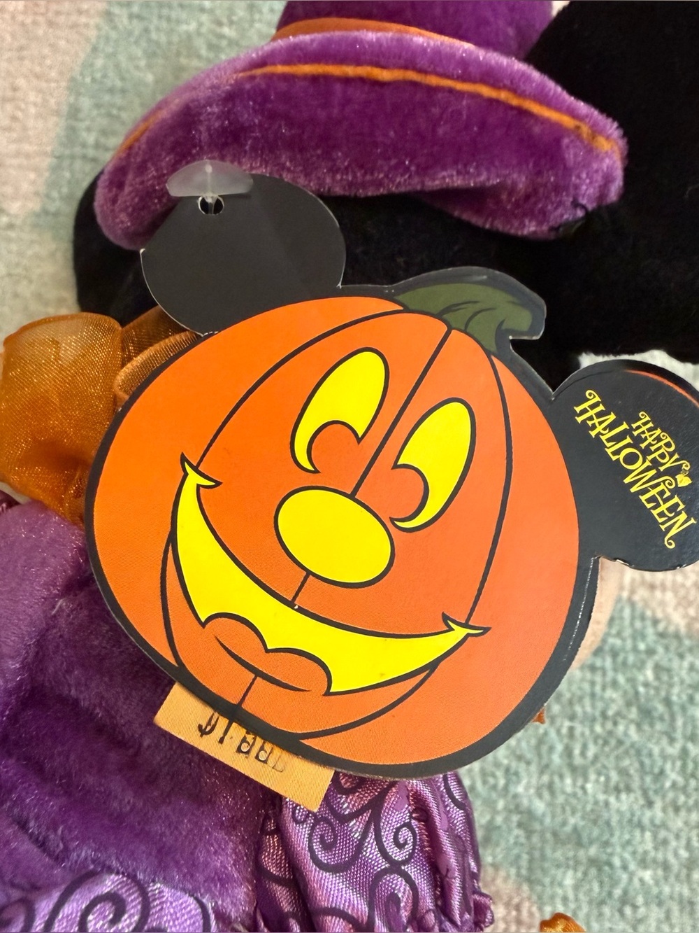 Vintage Walt Disney World 2008 Happy Halloween Minnie Mouse Plush - Picture 7 of 10